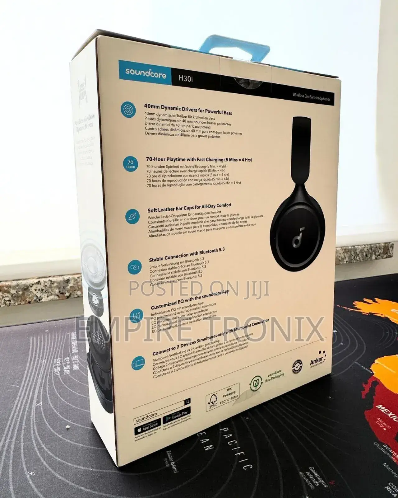 Soundcore Anker H30i on-Ear Bluetooth Wireless Headphones