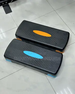 Aerobic Stepper Adjustable Height 2 Level Risers Workout