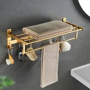 Aluminum Bath Hardware Sets Towel Rack, Paper Holder Toilet