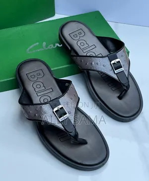 Mens Sandals Brown More Brand Material Leather