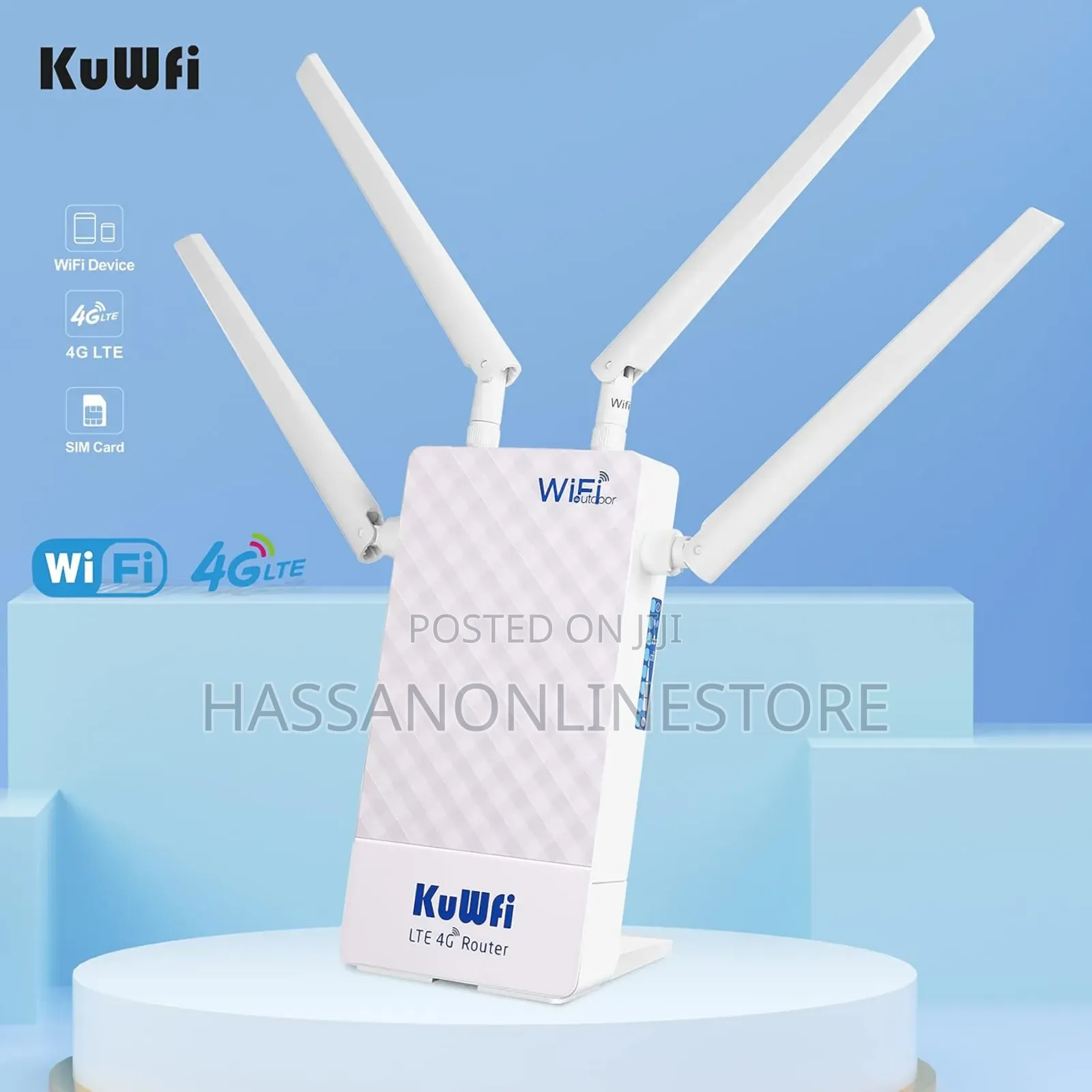 Kuwfi 4G LTE Outdoor Router With SIM Card Slot CPF905-CF5