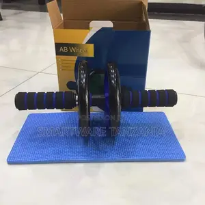 Muscle Trainer Ab Wheel Roller Hand Grip Knee Pad Training