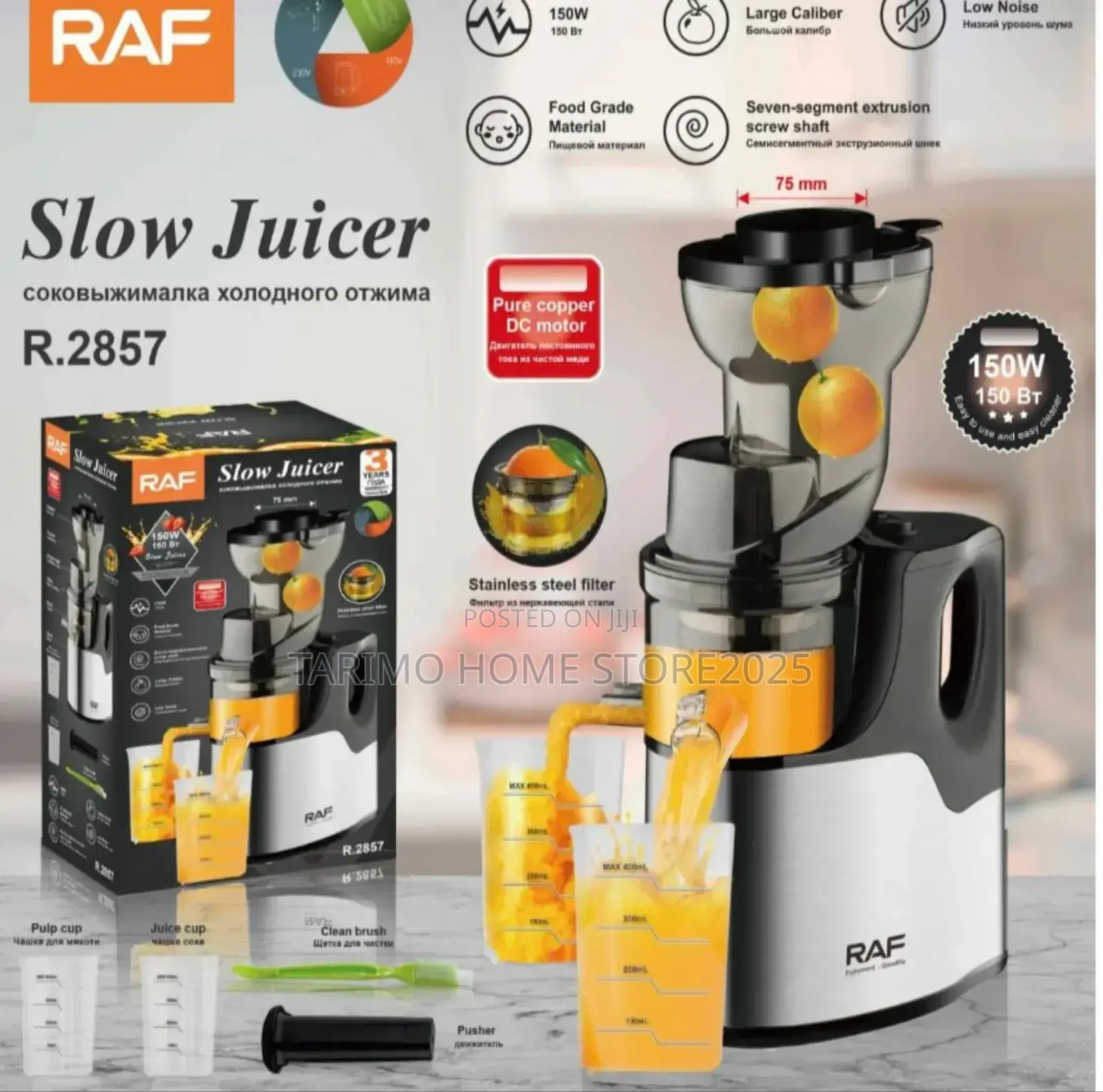 *Raf Slow Juicer Inasaga Na Kichuja