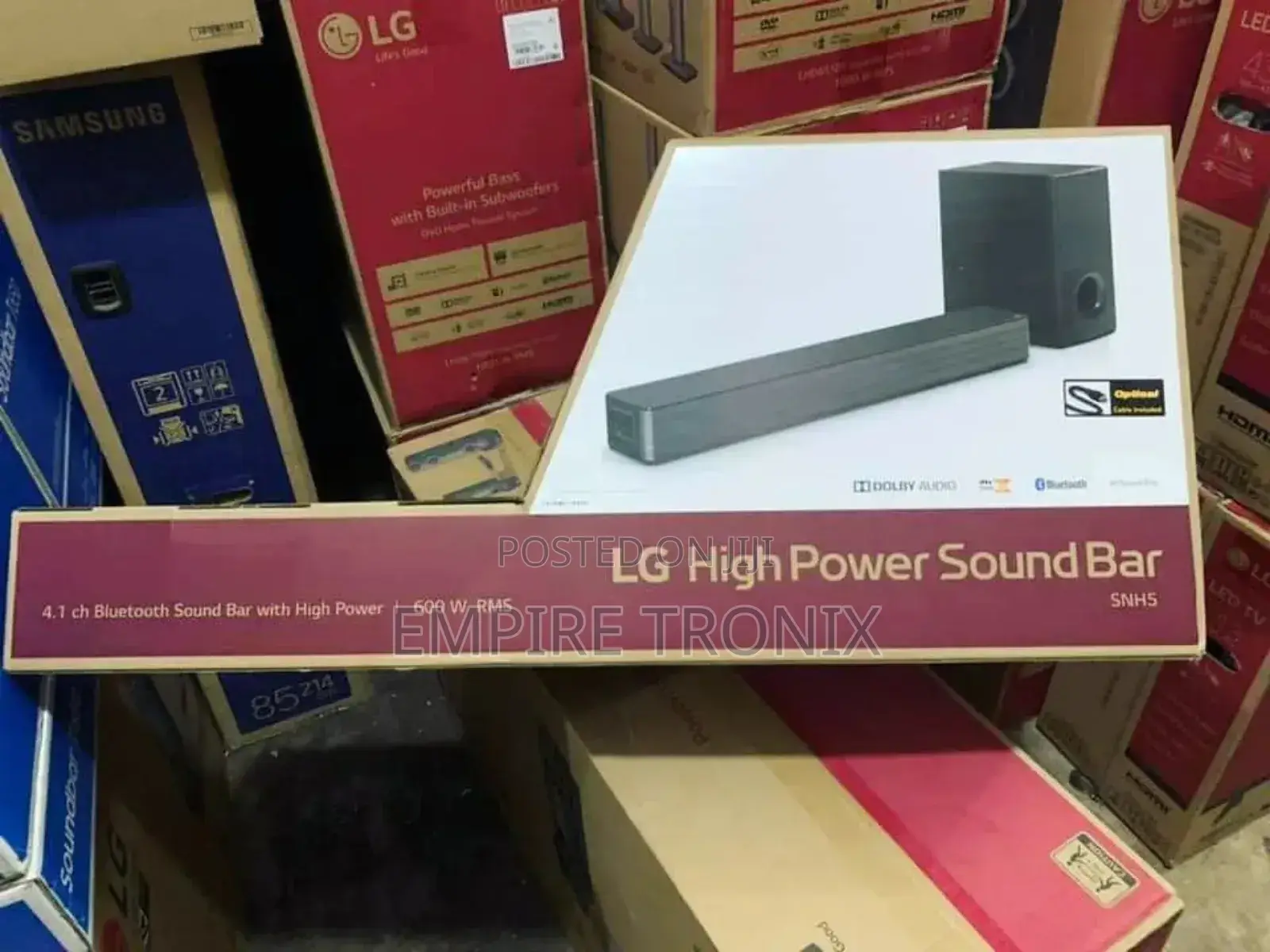 LG SNH5 | 600W | 4.1ch | DTS Virtual:X | AI Sound Pro
