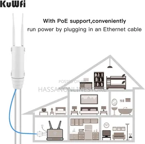 Kuwfi 4G LTE Outdoor Router With SIM Card Slot CPF909