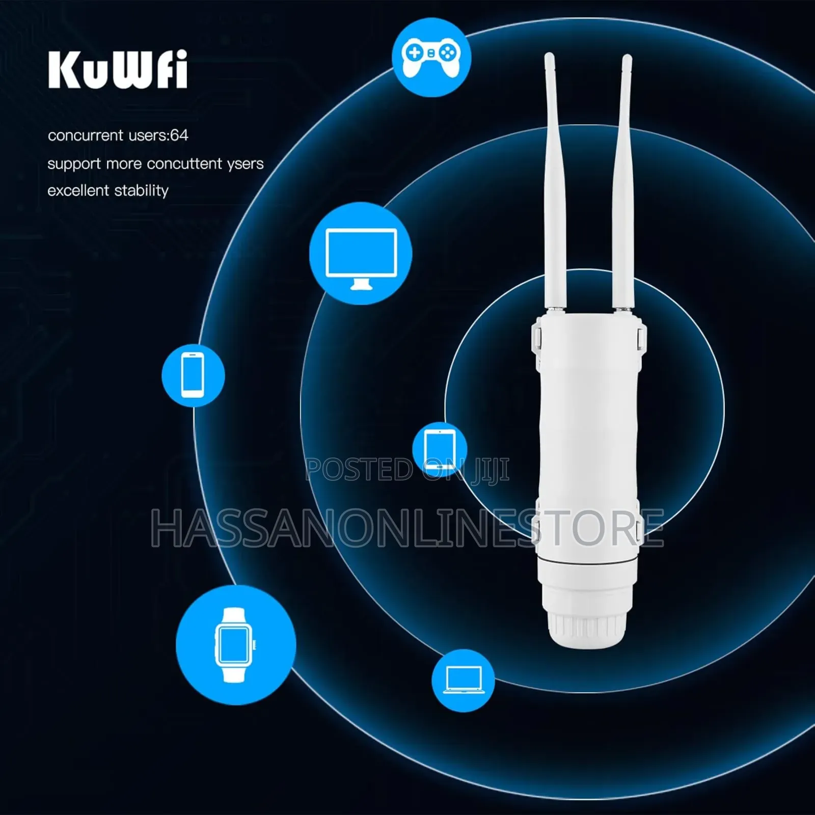 Kuwfi 4G LTE Outdoor Router With SIM Card Slot CPF909