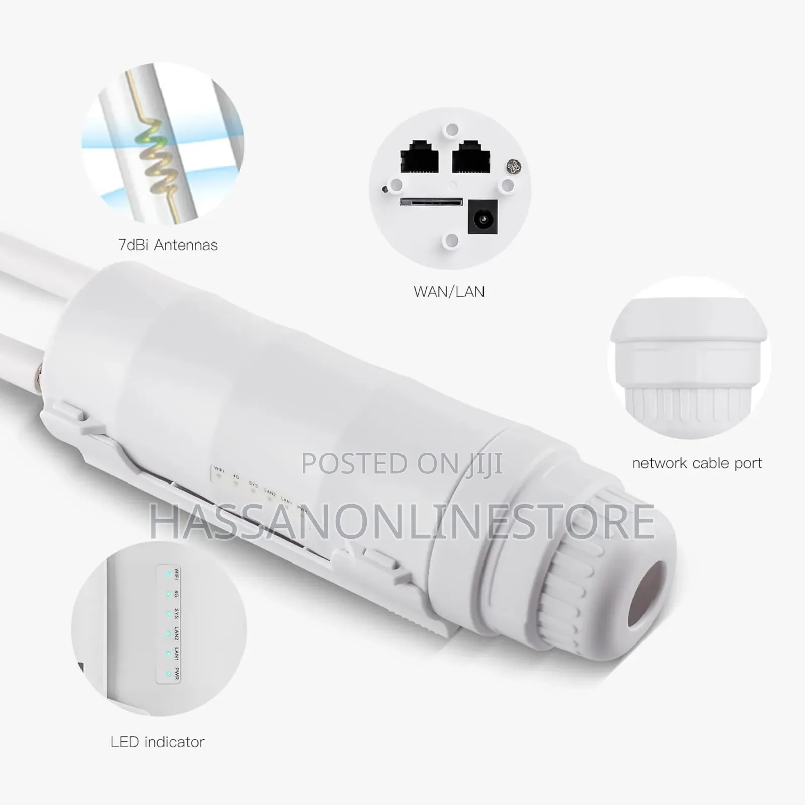 Kuwfi 4G LTE Outdoor Router With SIM Card Slot CPF909