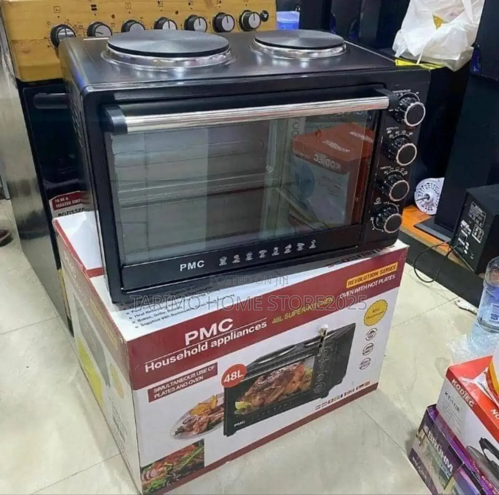PMC Oven 48L With Hot Plate 2