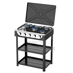 Decakila Gas Cooker 5 Gas Burner With Shelf