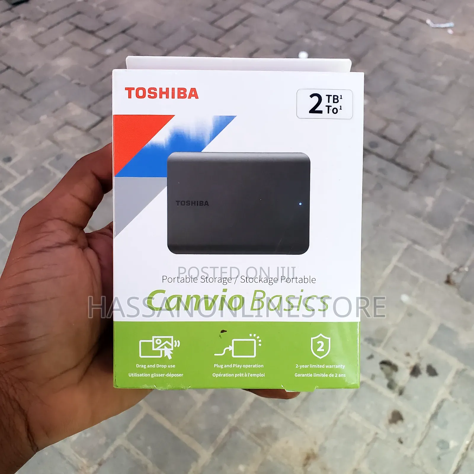 Toshiba Canvio Ready Portable Hard Drive 2tb