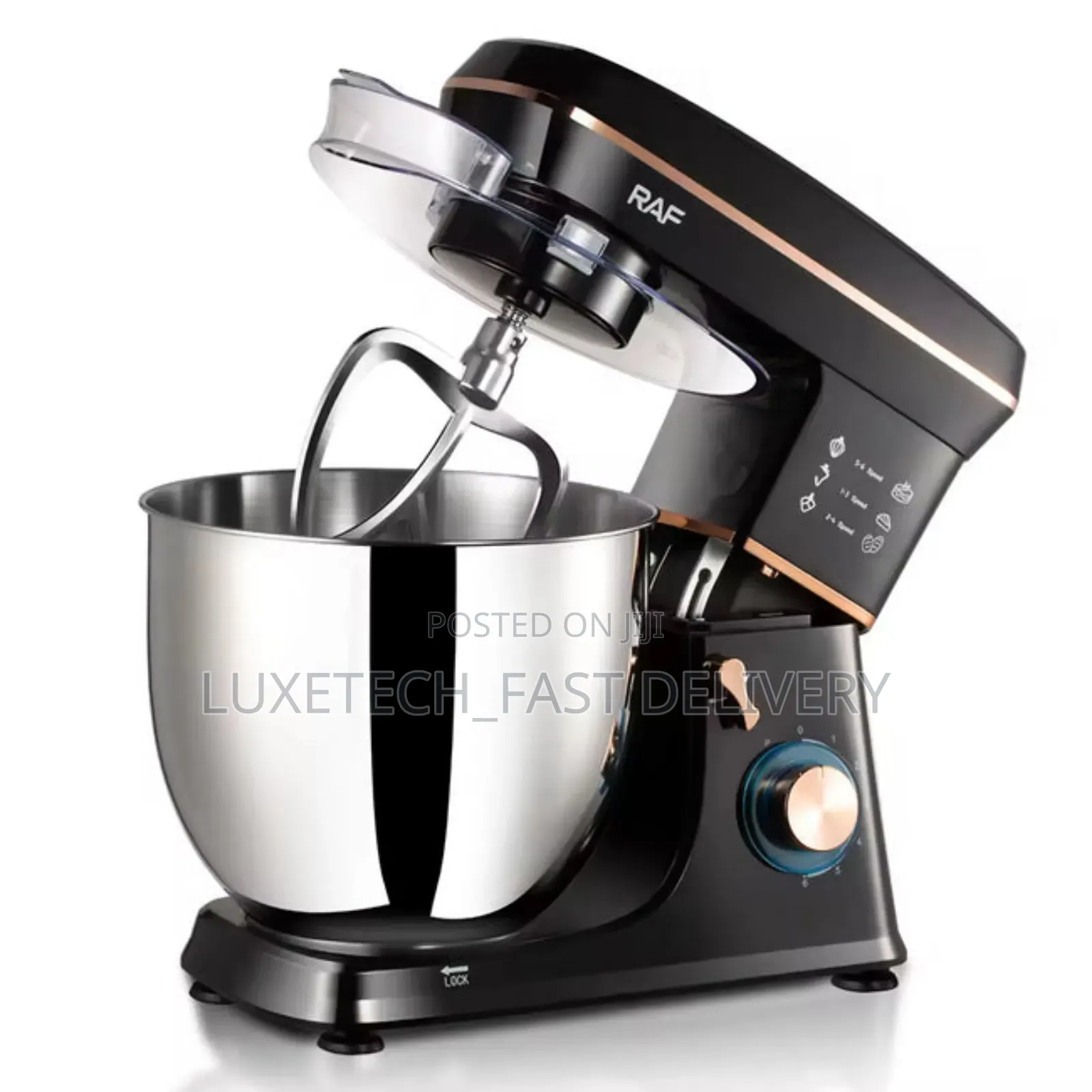 RAF 12L Robust Metal Gear System Stand Mixer 1800W (R.6673)