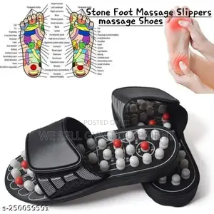 Stone Foot Massage Slippers