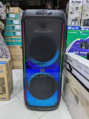 Brodu Rechargeable Double Speaker With Amplifier at Top