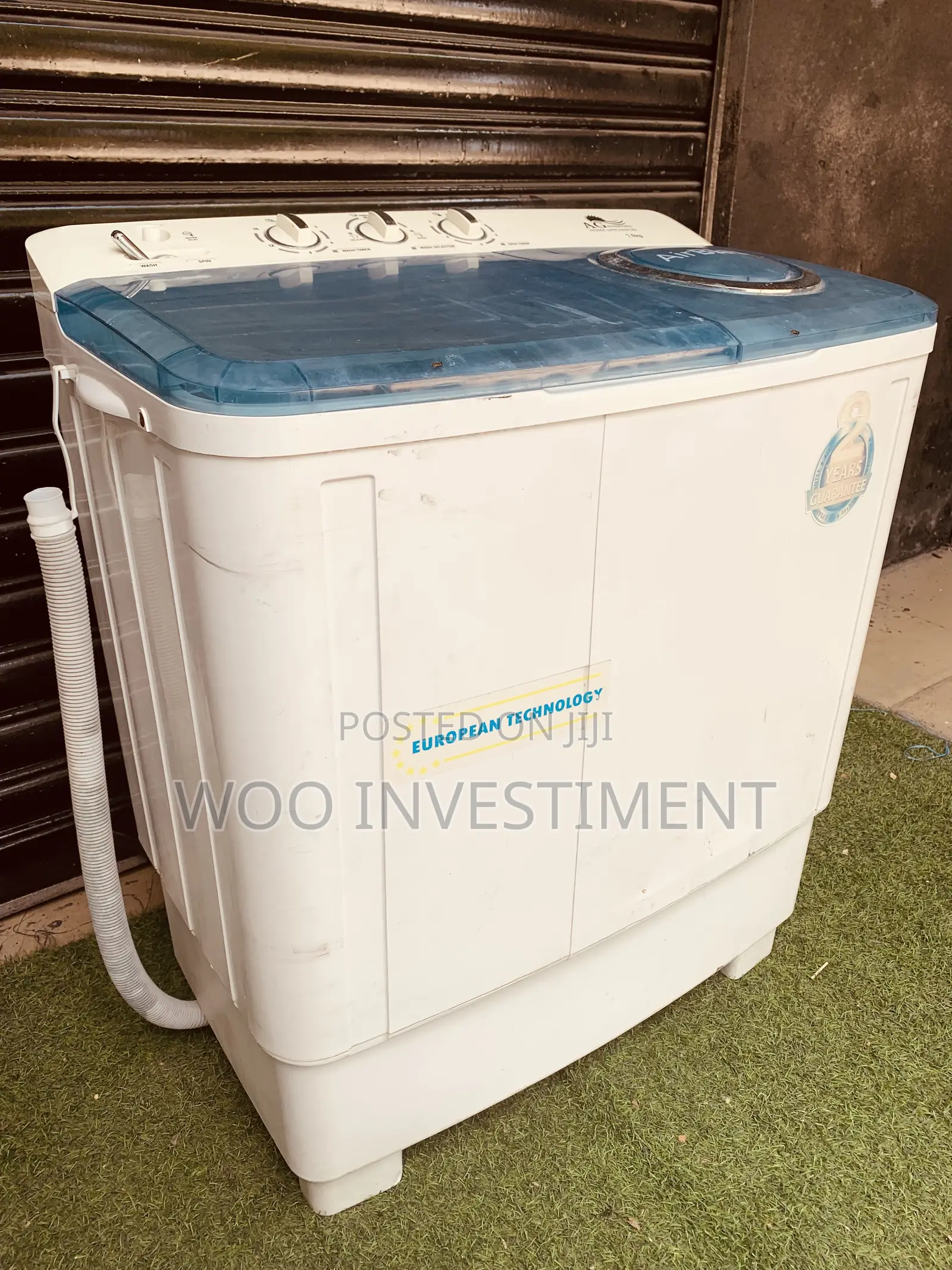 Washing Mashine Mpya Sana 7.5kg Clean Inafua Na Kukamua.