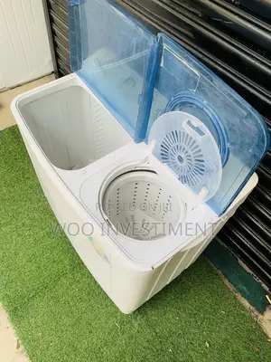 Washing Mashine Mpya Sana 7.5kg Clean Inafua Na Kukamua.