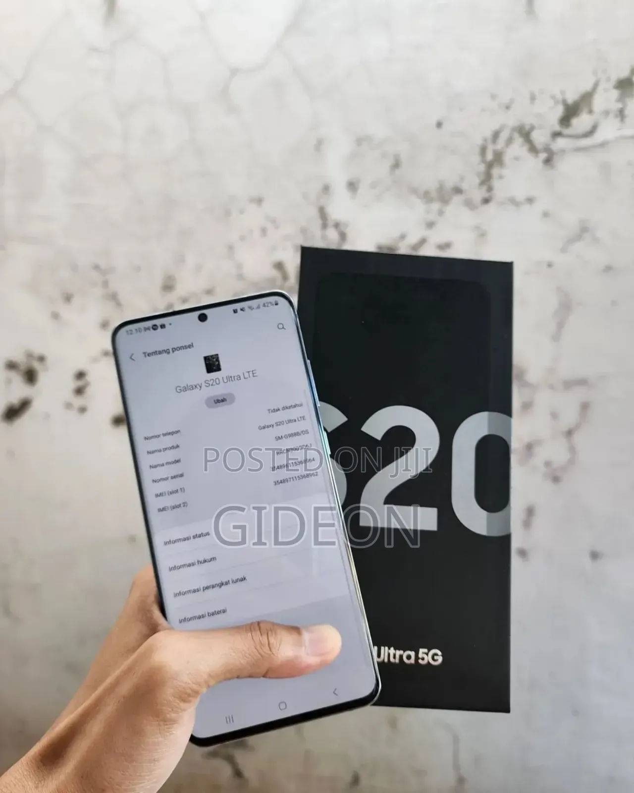 New Samsung Galaxy S20 Ultra 5G 128 GB Black
