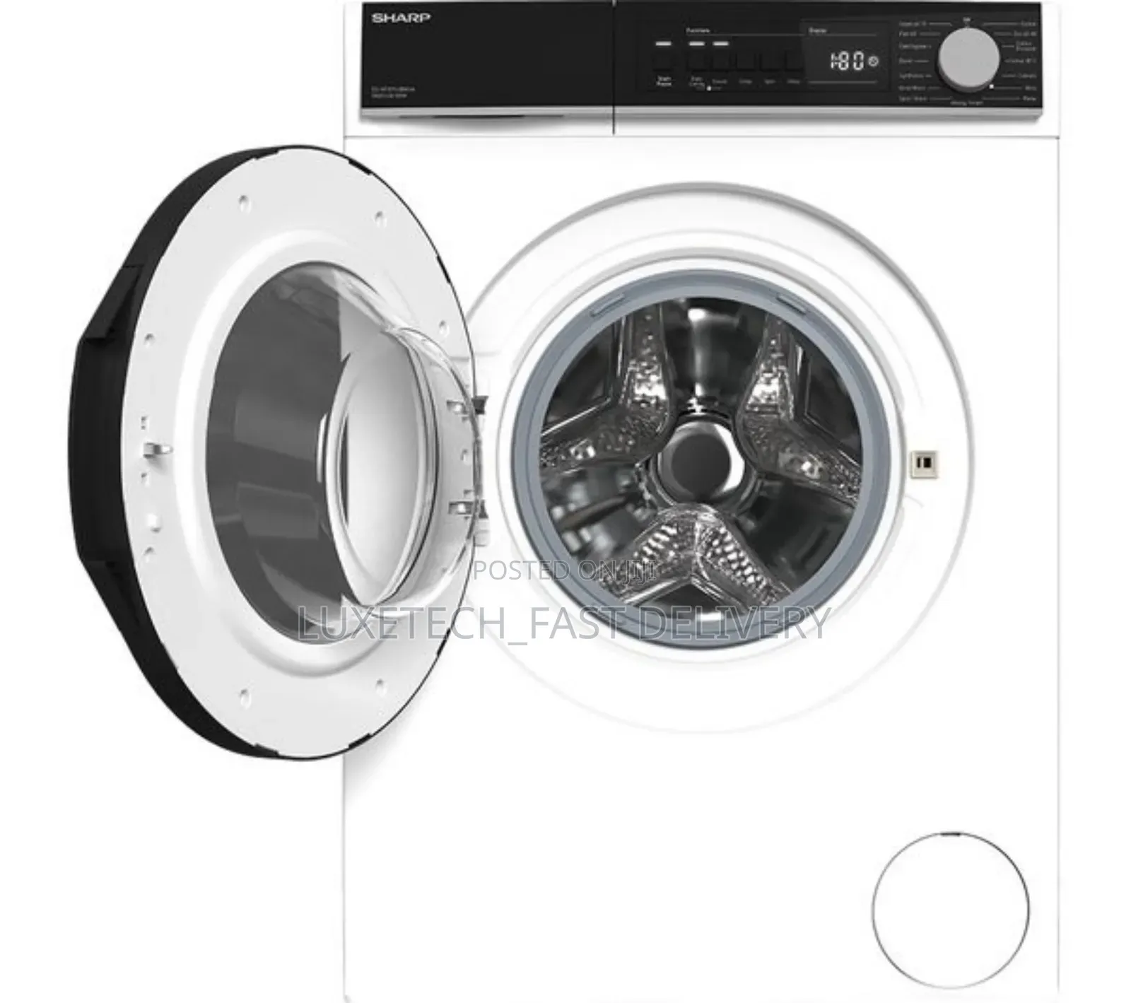 Sharp Washing Machine 9kg Automatic (White)
