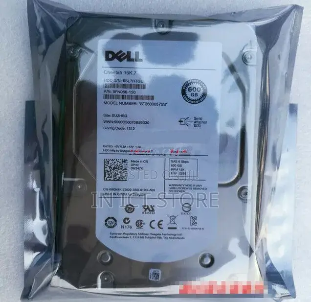 Dell 600gb Sas 6g LFF Hard Drive