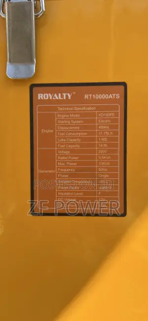 Generator 9.5kva