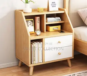 Bedroom Simple Bedside Table With Drawers for Storage