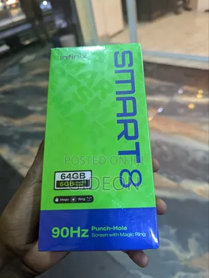 New Infinix Smart 8 64 GB Black