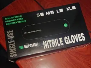 Black Nitrile Gloves