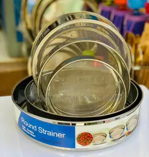 Round Strainer Iko Dukani Set Kama Ilivyo Kwenye Picha