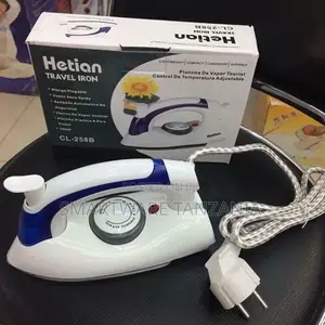Travel Steam Iron, Folding Handle, 1600 W Ceramic Sole
