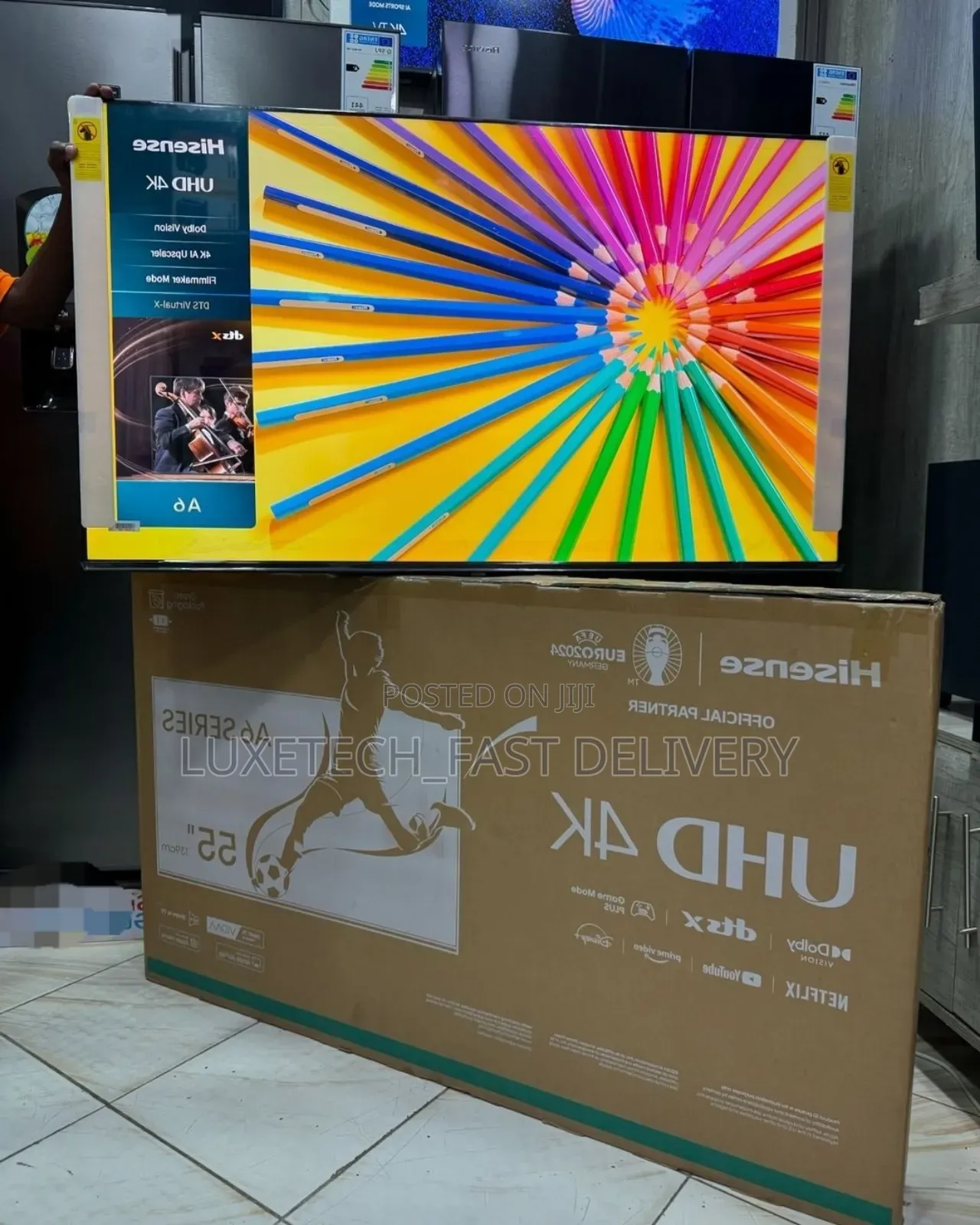 Hisense 55 Inch Uhd Smart Frameless
