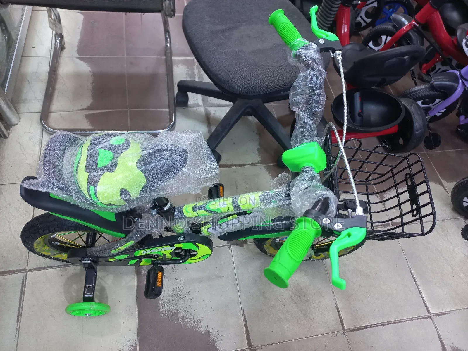 Kids Bicycle 2yrs to 4yrs(Green)
