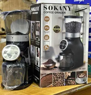 Coffee Grinder, Adjustable Burr Mill Coffee Bean Grinder