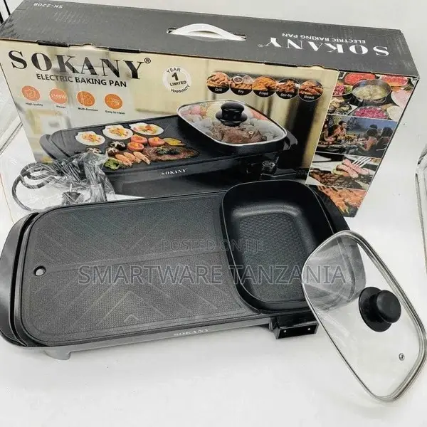 Electric Hot Pot Grill Indoor BBQ Grill/Self Heating Hot Pot