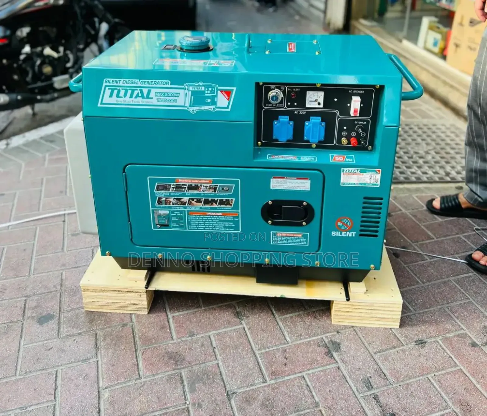 Total Silent Generator Kva 5 Single Phase(Diesel)