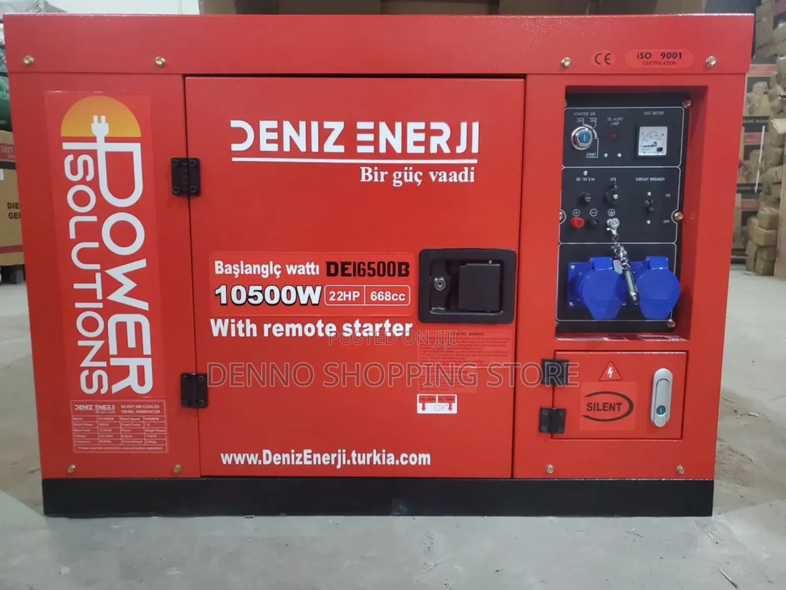 Turkey Deniz Enerji Silent Single Phase Generator Kva 10