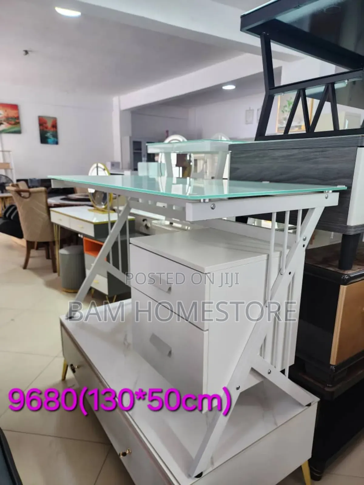 Classic Table With Shelves (130*50 Cm)