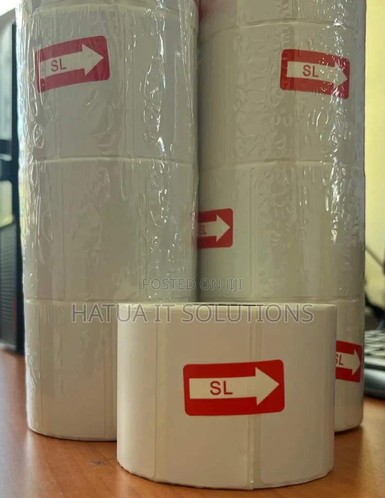Barcode Label Sticker 50MM*25MM, 1200 Labels Per Roll