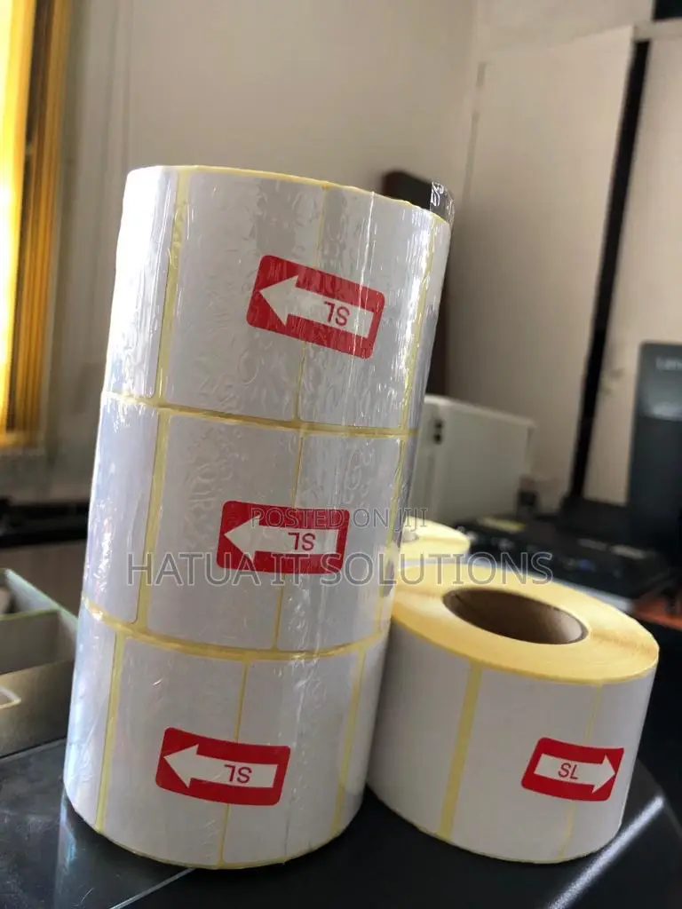 Barcode Label Sticker 50MM*25MM, 1200 Labels Per Roll