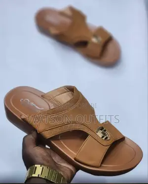 Viatu Wazi Vya Ngozi