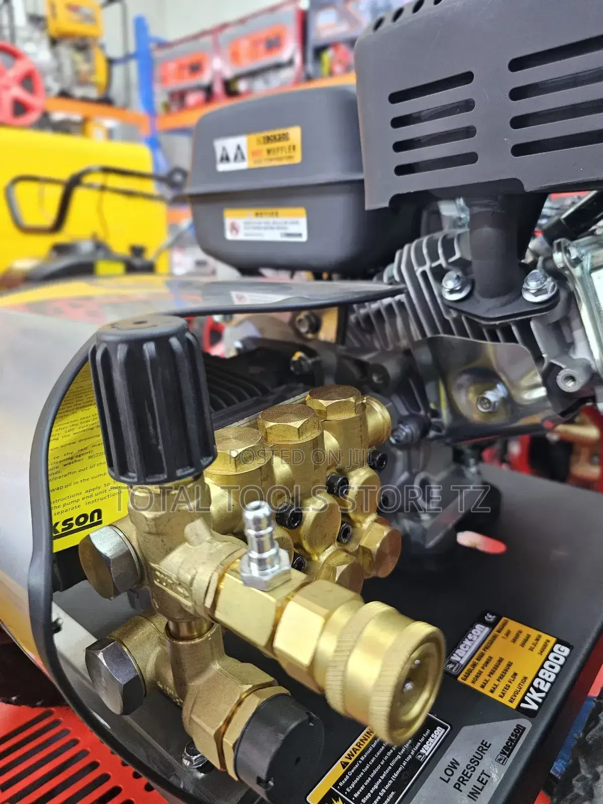 Vackson Gasoline Pressure Washer Vk2800g 3800 Psi