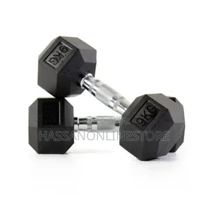 Fitness Hex Dumbbell 9KG