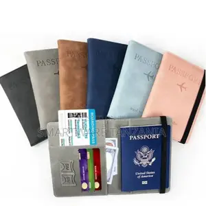 Passport Holder Cover, PU Leather Travel Wallet Case