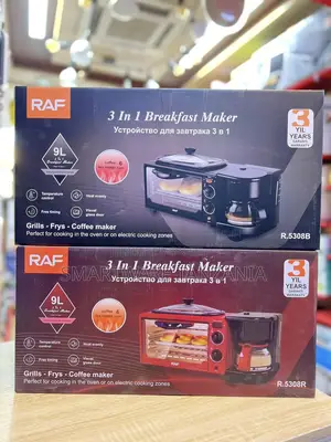 3-in-1 Breakfast Machine Electric Oven Egg Tart Roaster