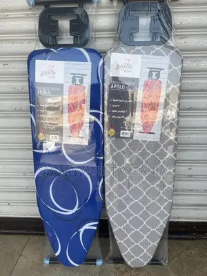 Ironing Board/Table With Iron Holder, Foldable Adjustable