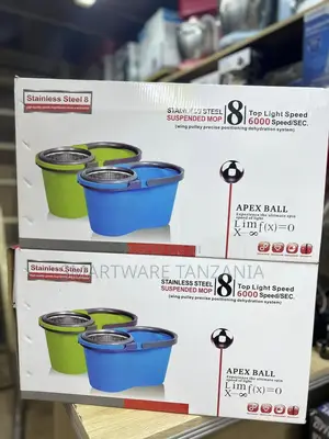 360 Rotation Mop With Bucket and Steel Spinner Floor Cleaner
