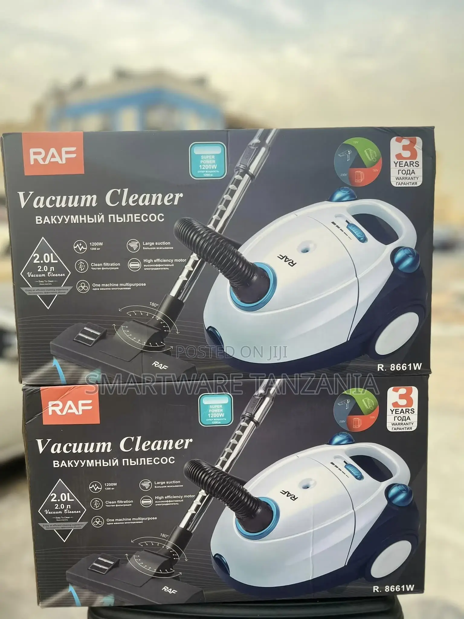 2L Vacuum Cleaner With Bag, Compact And Washable Filter