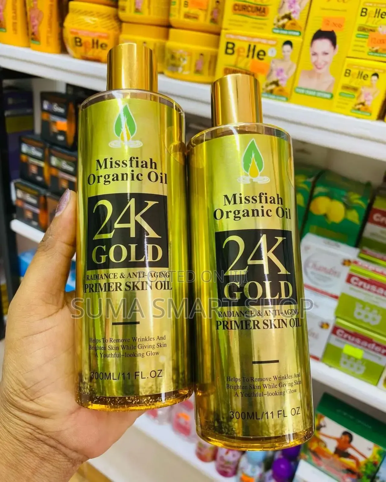 Missfiah Gold Body Oil .(Anti Aging )