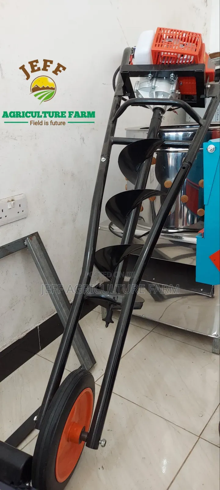 Earth Auger Machine Ya Tyre