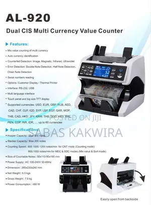 Bill Counter Machine Bankgrade
