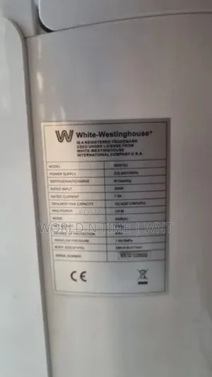 White Westinghouse Dehumidifier - Wde122 Capacity: 12ltrs