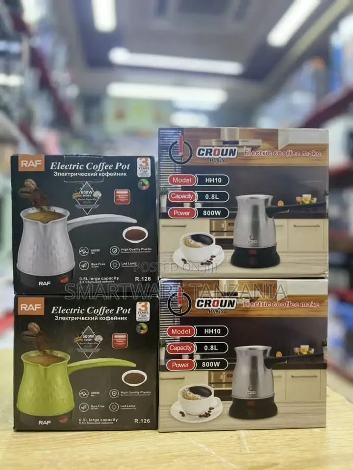 Electric Coffee Maker Kettle 600ml Stainless Steel Boiler